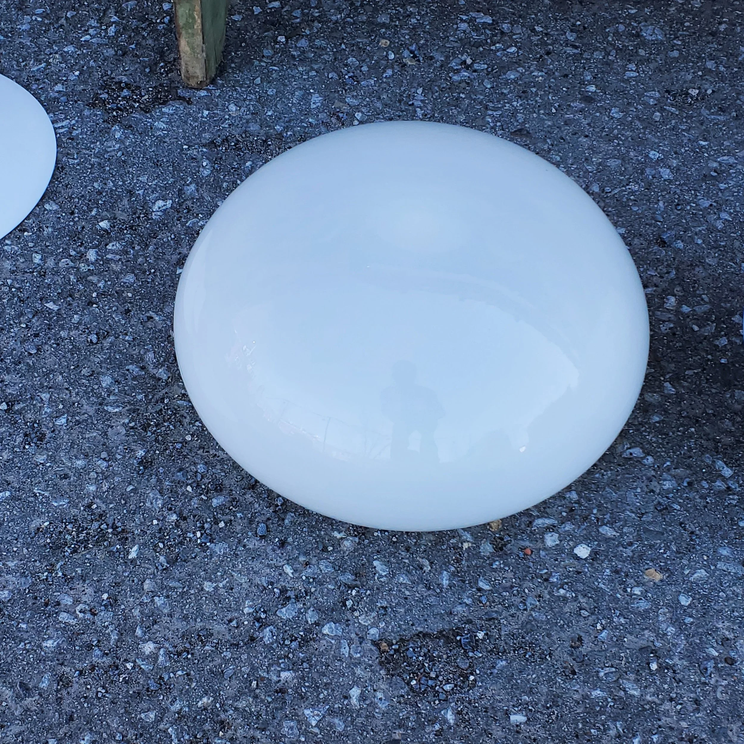 Suspension nuage en verre opaline antique L 2789