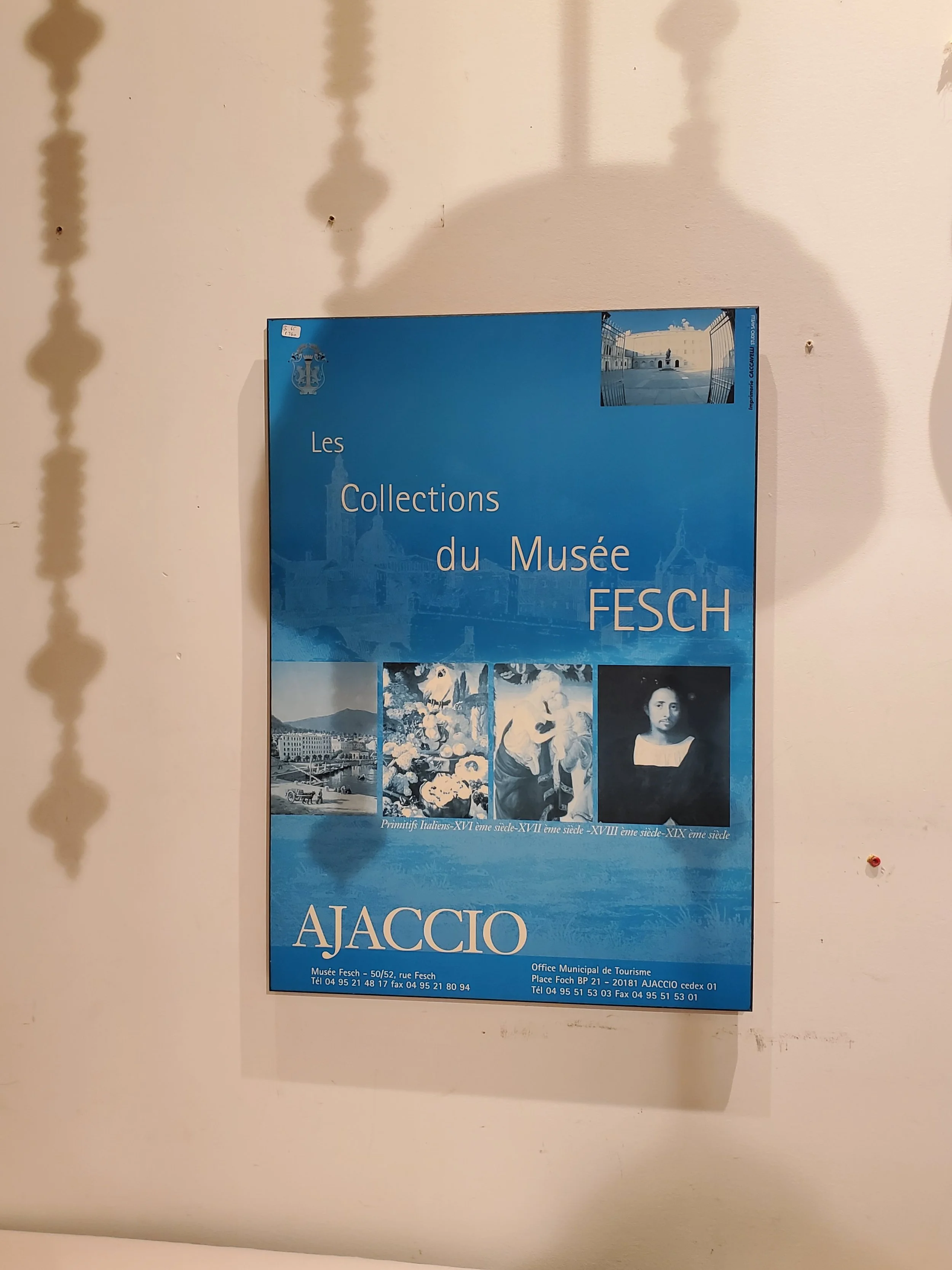 Cadre mural exposition Musée FESCH Ajaccio vintage P 360