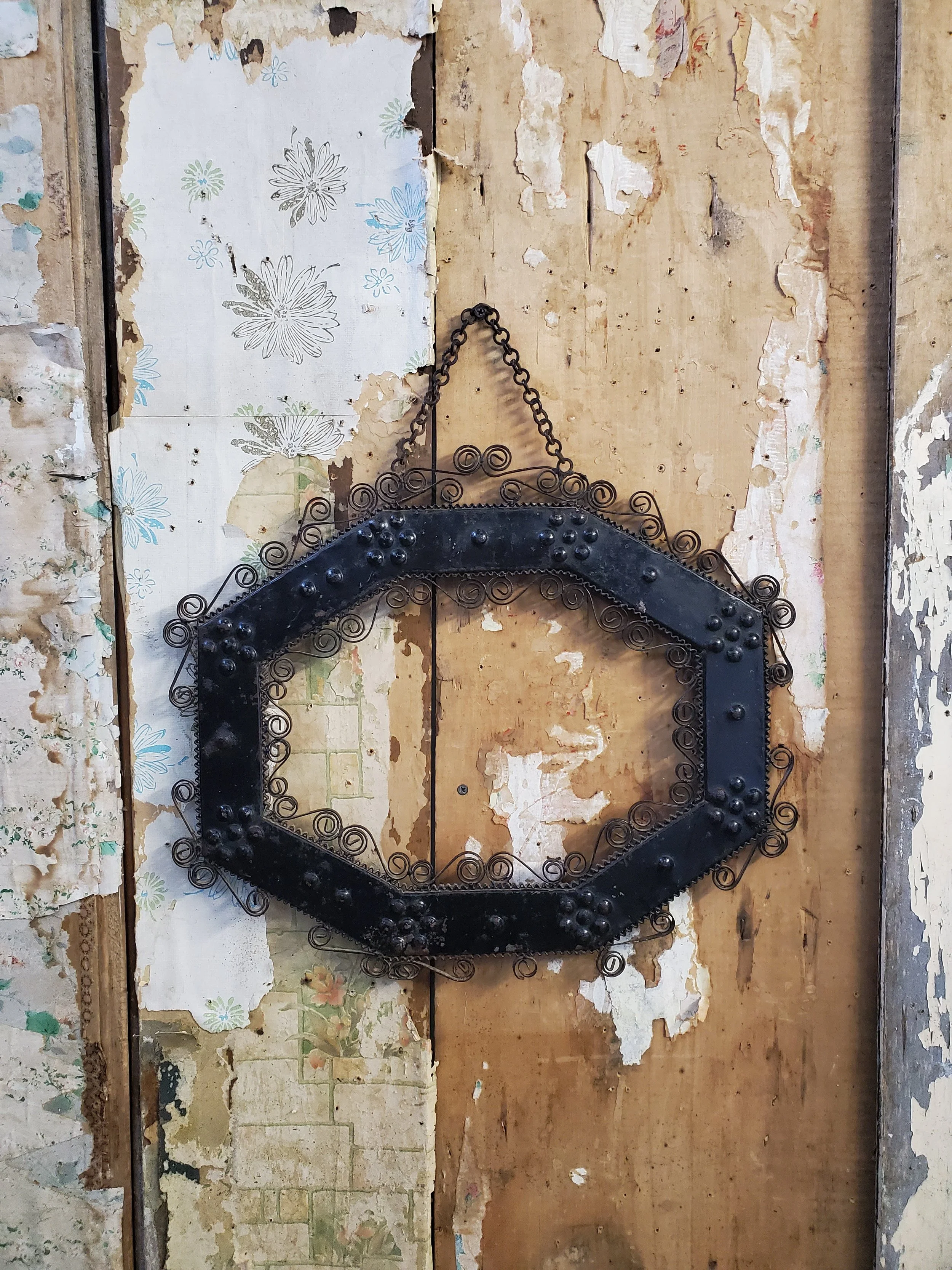 Miroir mural en fer forgé CHANTY Vallauris AC 6173