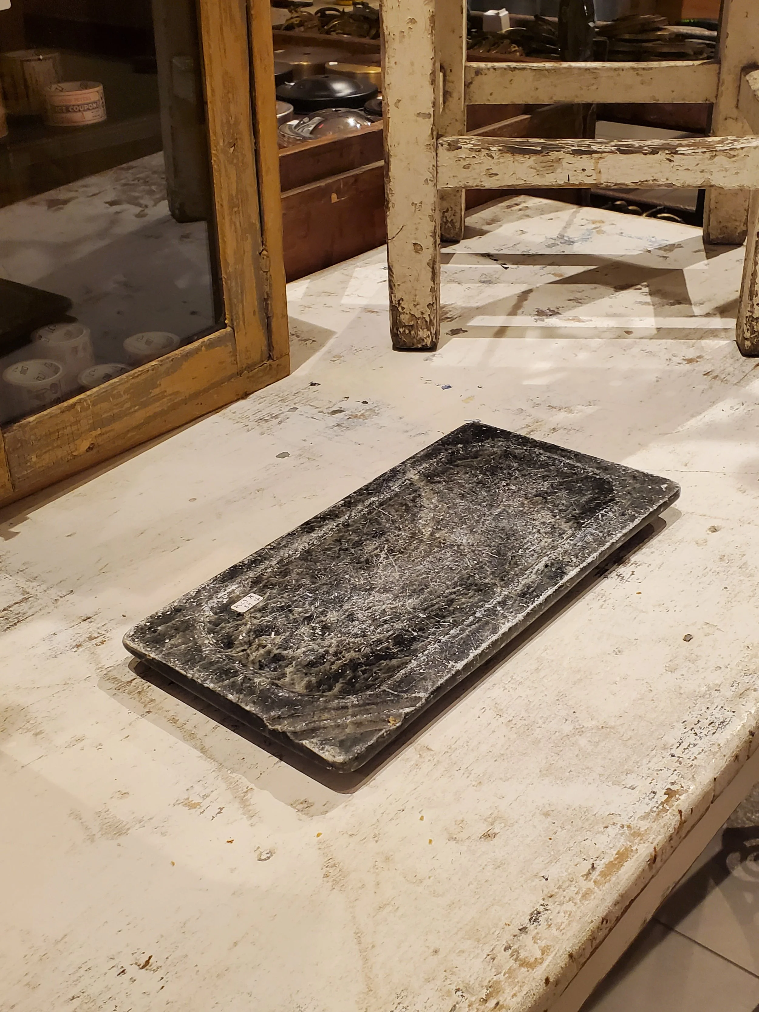 Plateau en pierre de savon vintage AC 6339