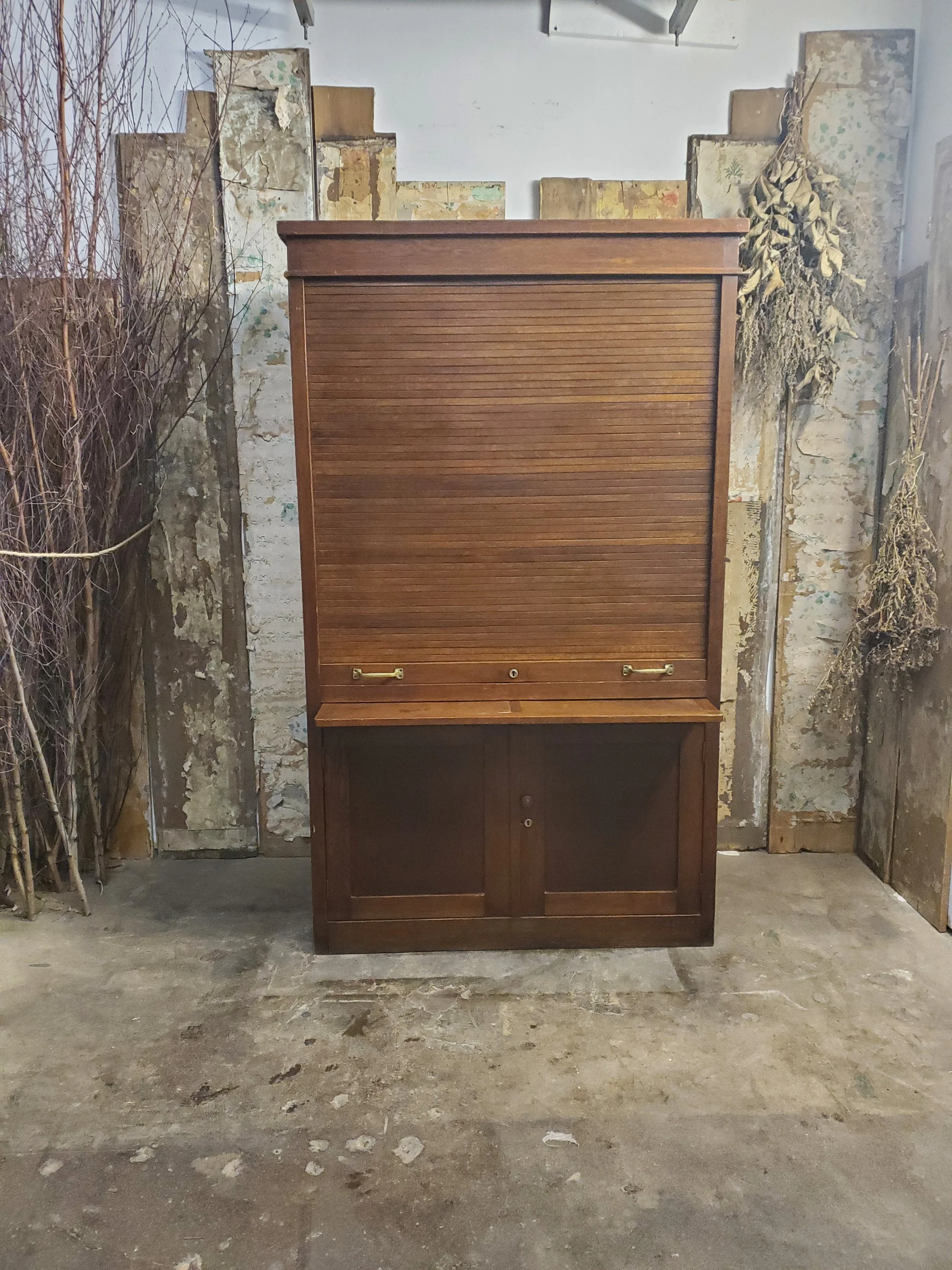 Meuble de bureau en chêne antique M 1723