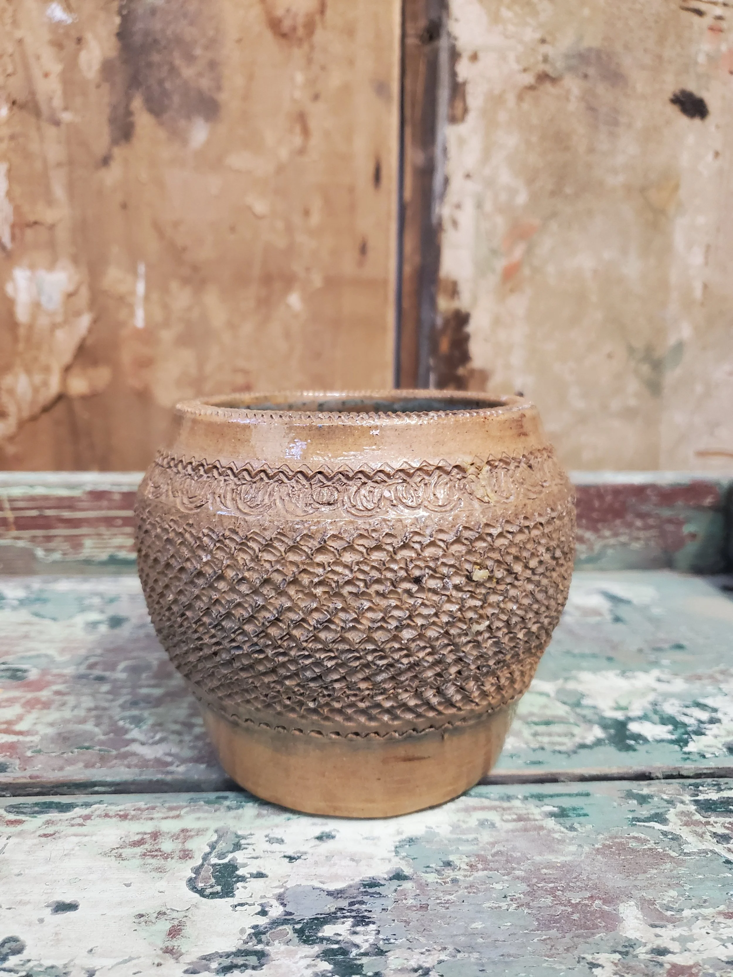 Poterie cache pot en grès DUMMLER & BREIDEN vintage AC 6389