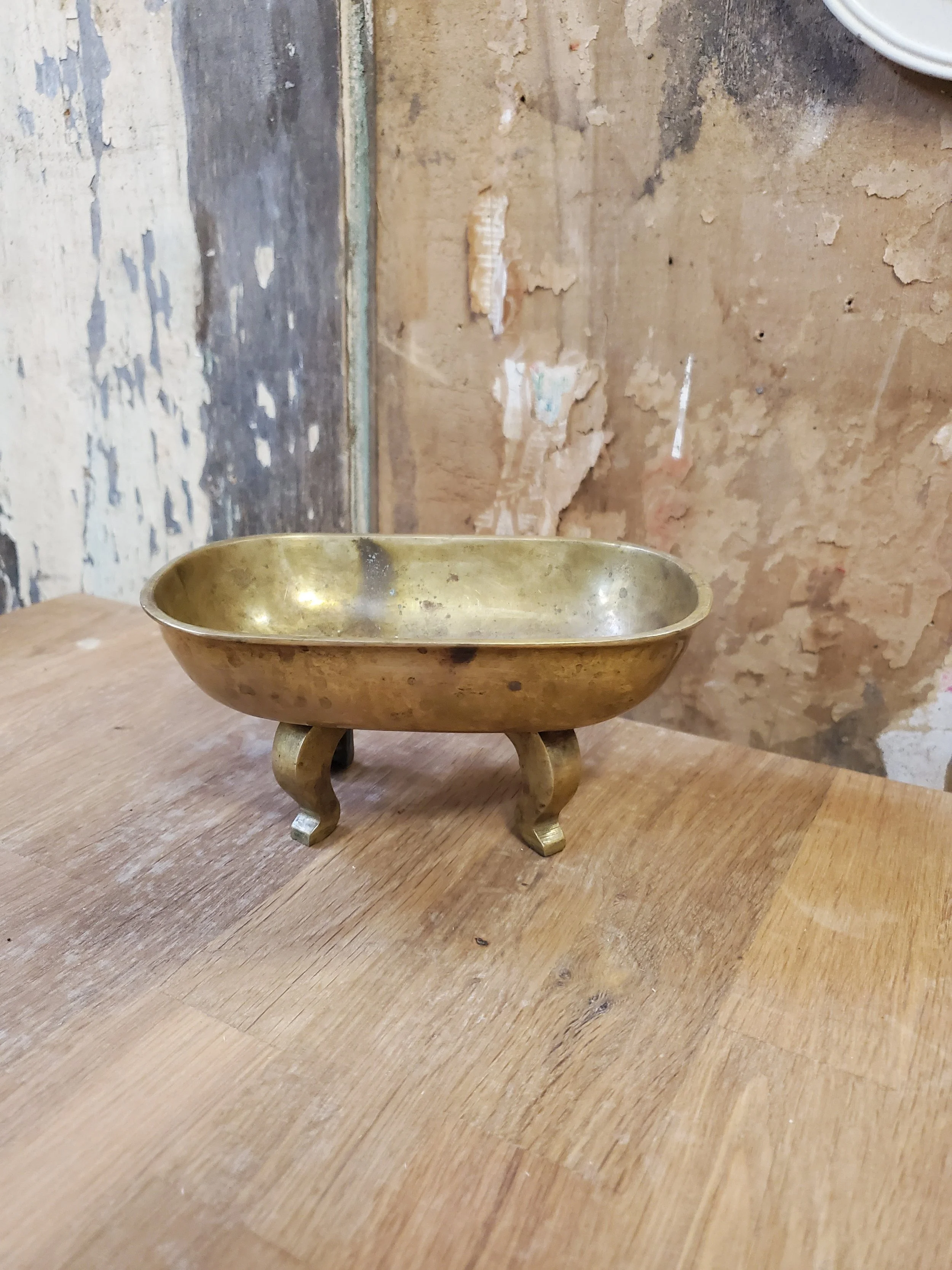 Porte savon en laiton vintage AC 6288