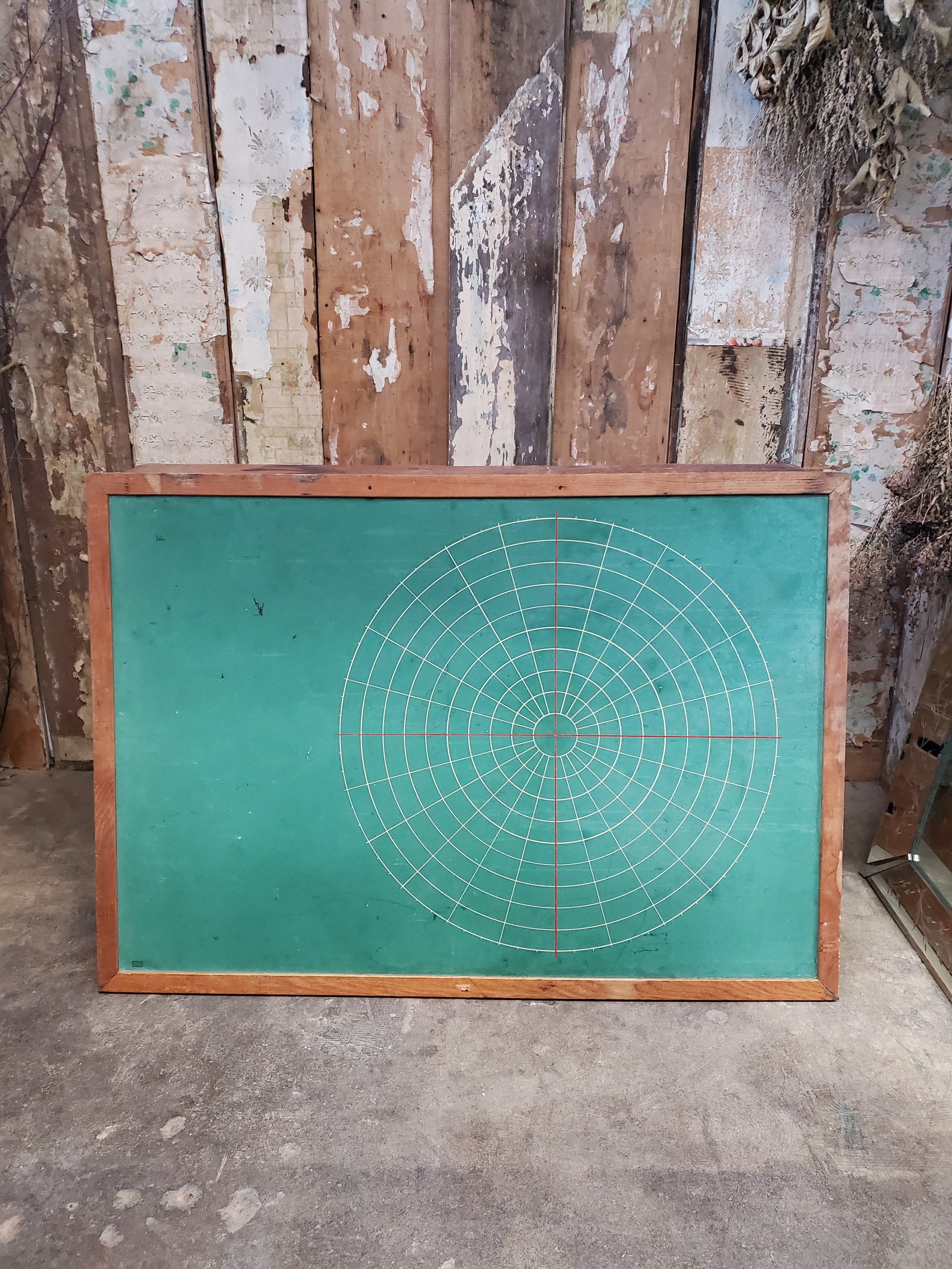 Cadre mural ardoise école aviation vintage AC 6181