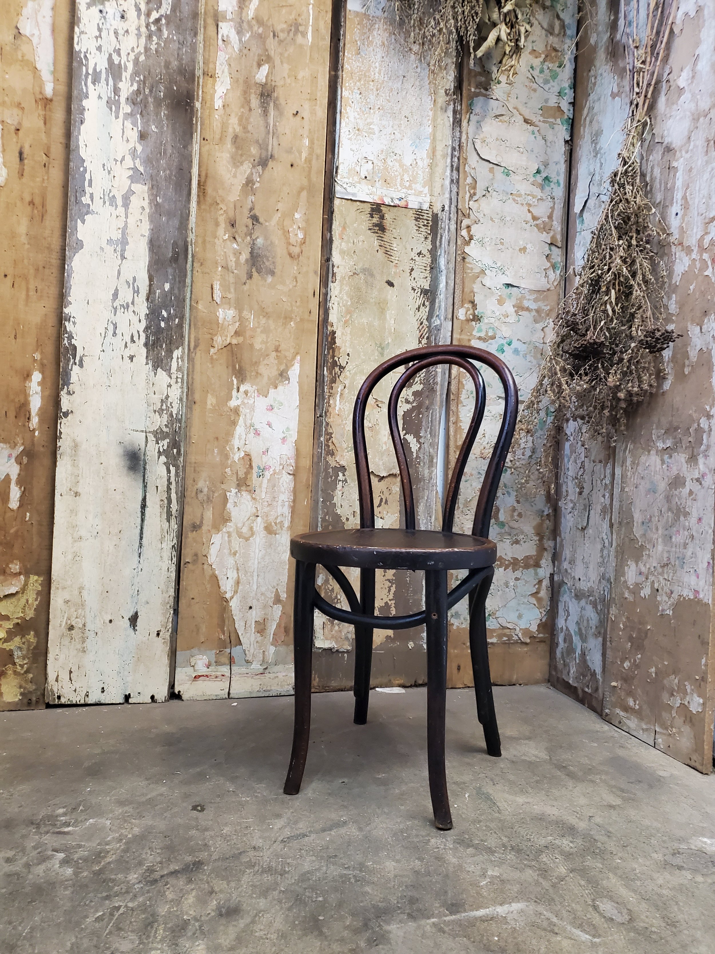 Chaise bistro THONET antique C 1489