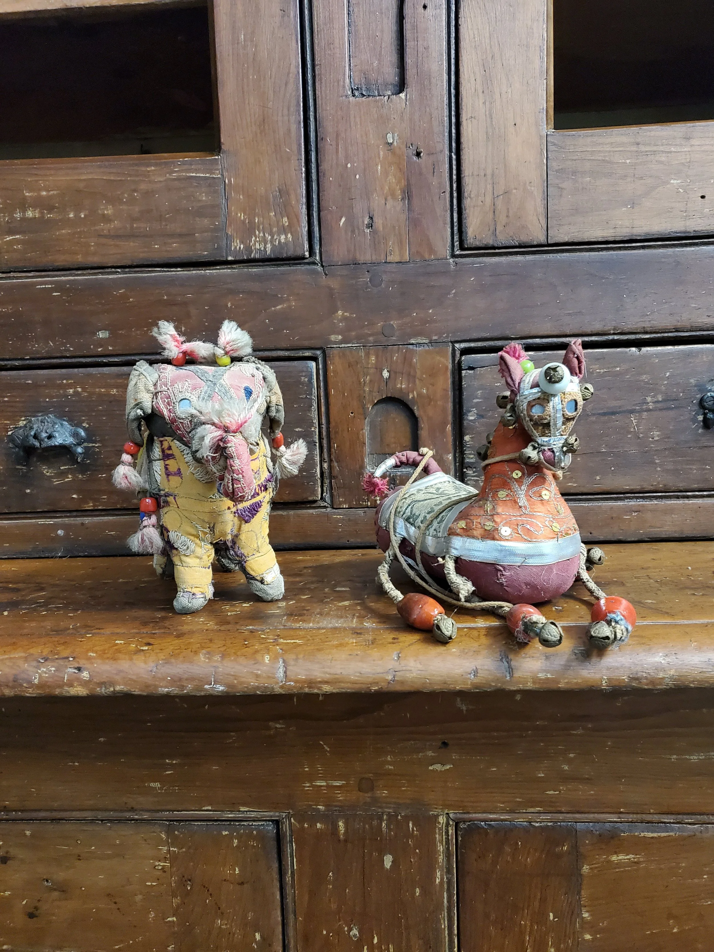 Animal Jouet indien en textile vintage AC 6086