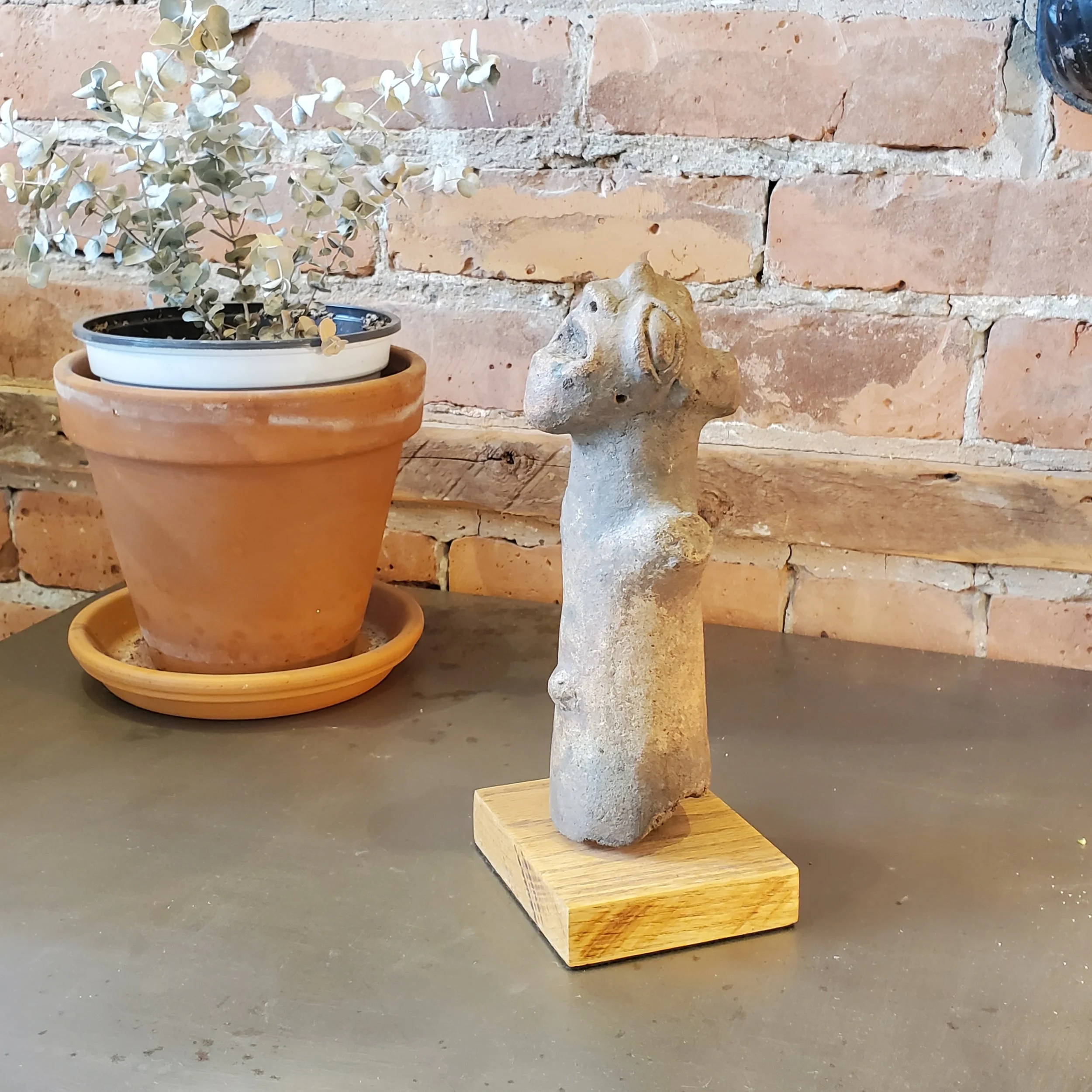 Statuette en pierre KOMA antique AC 5710