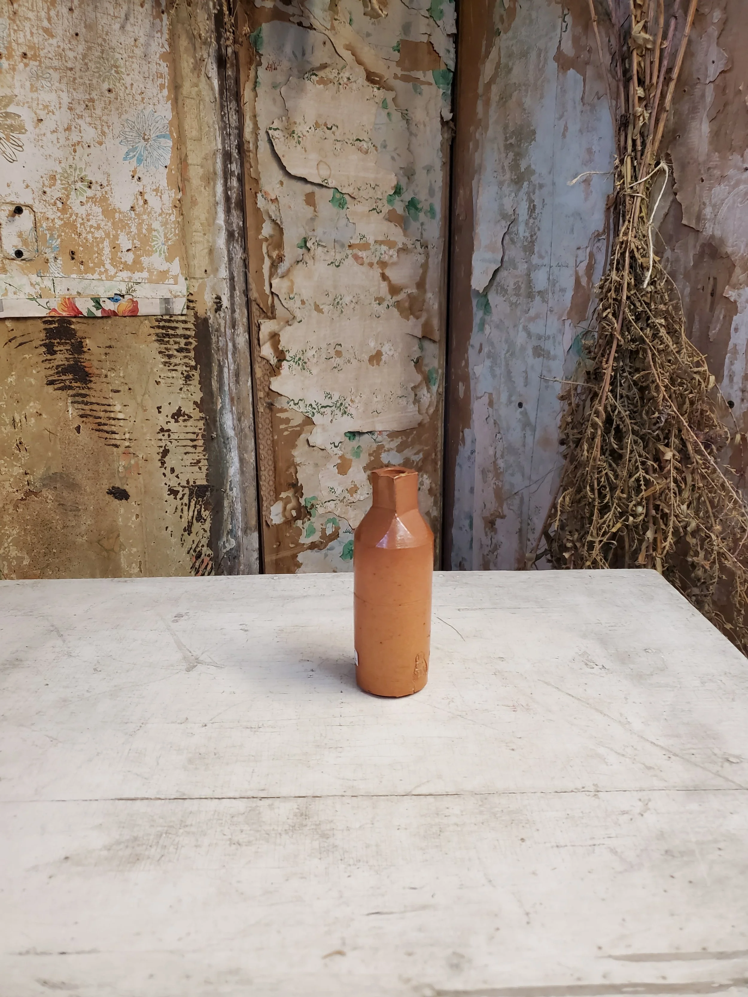 Bouteille d'encre en grès antique AC 6261