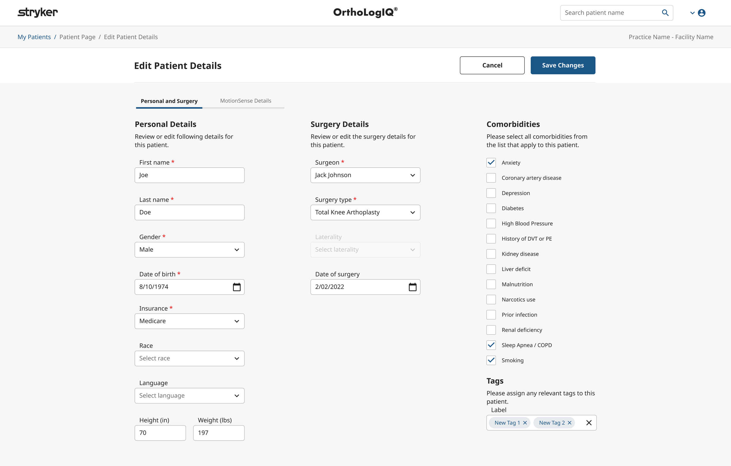 Edit Patient Concept 1.1: Three Column Approach (Copy)