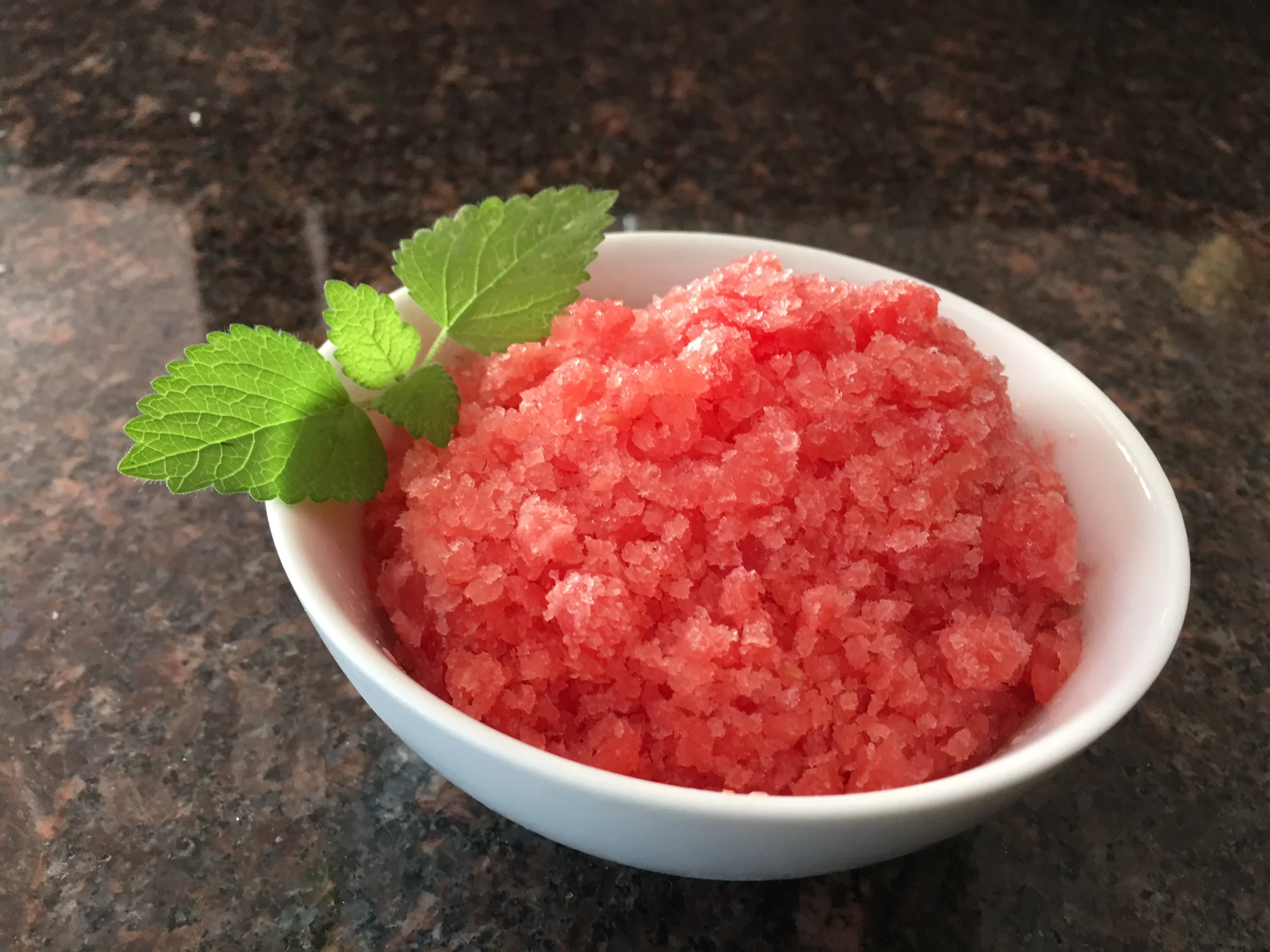 Watermelon granita a la Suz