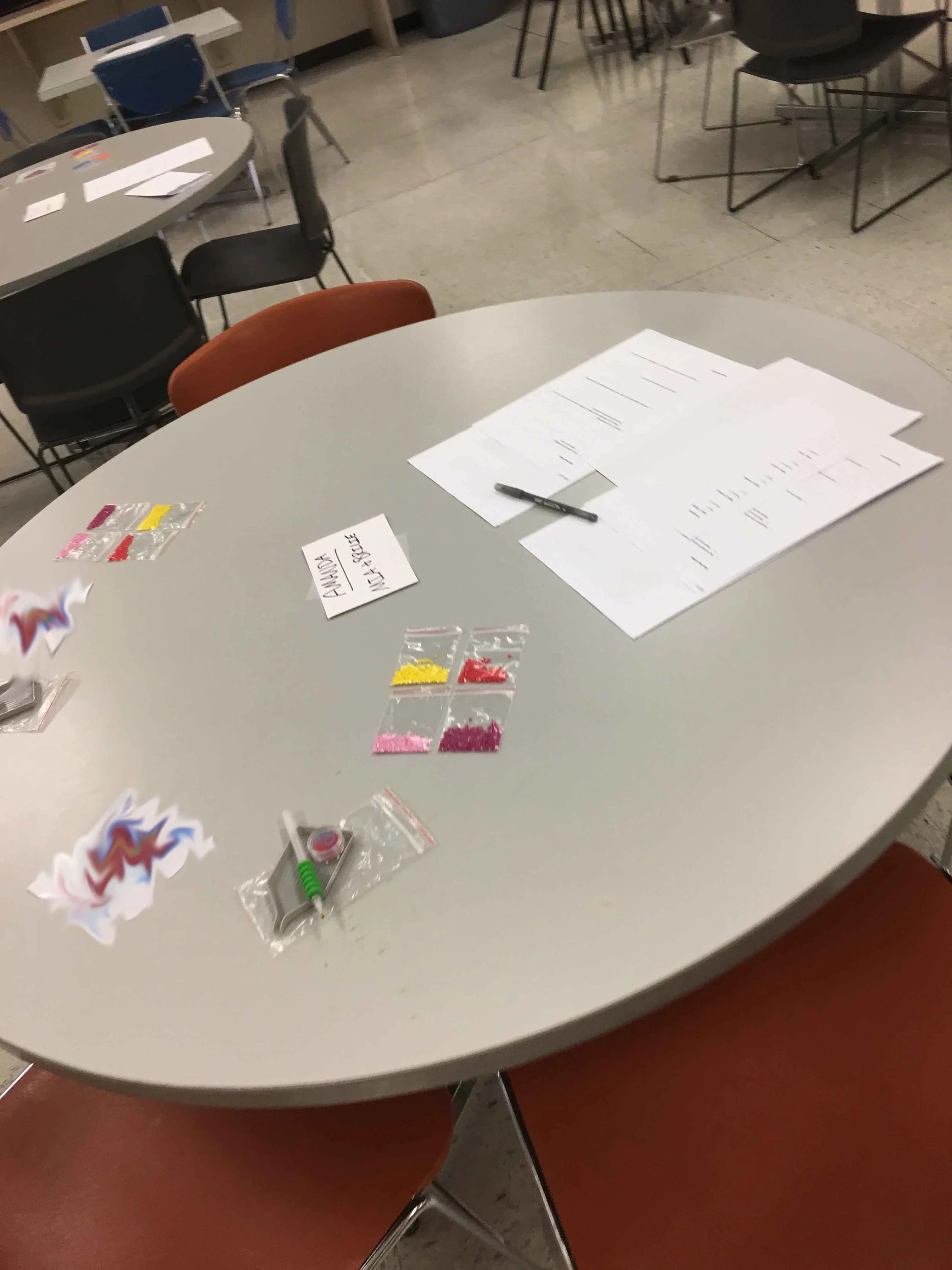 Kid’s Focus Group Table Station