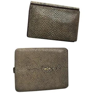 shagreen cigarette case Deco Pale Green Shagreen Cigarette Case and Shagreen Card Case — Relics  Antiques