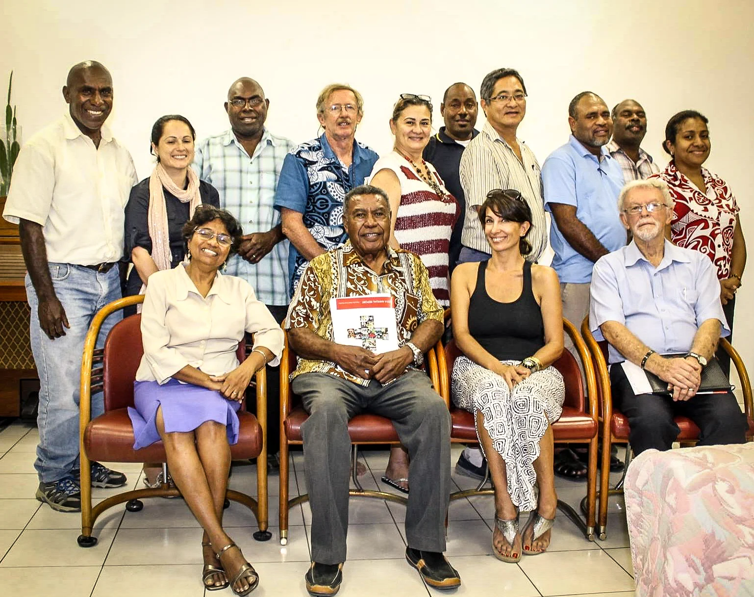 The newly elected board. Photo credit: Dickinson Tevi