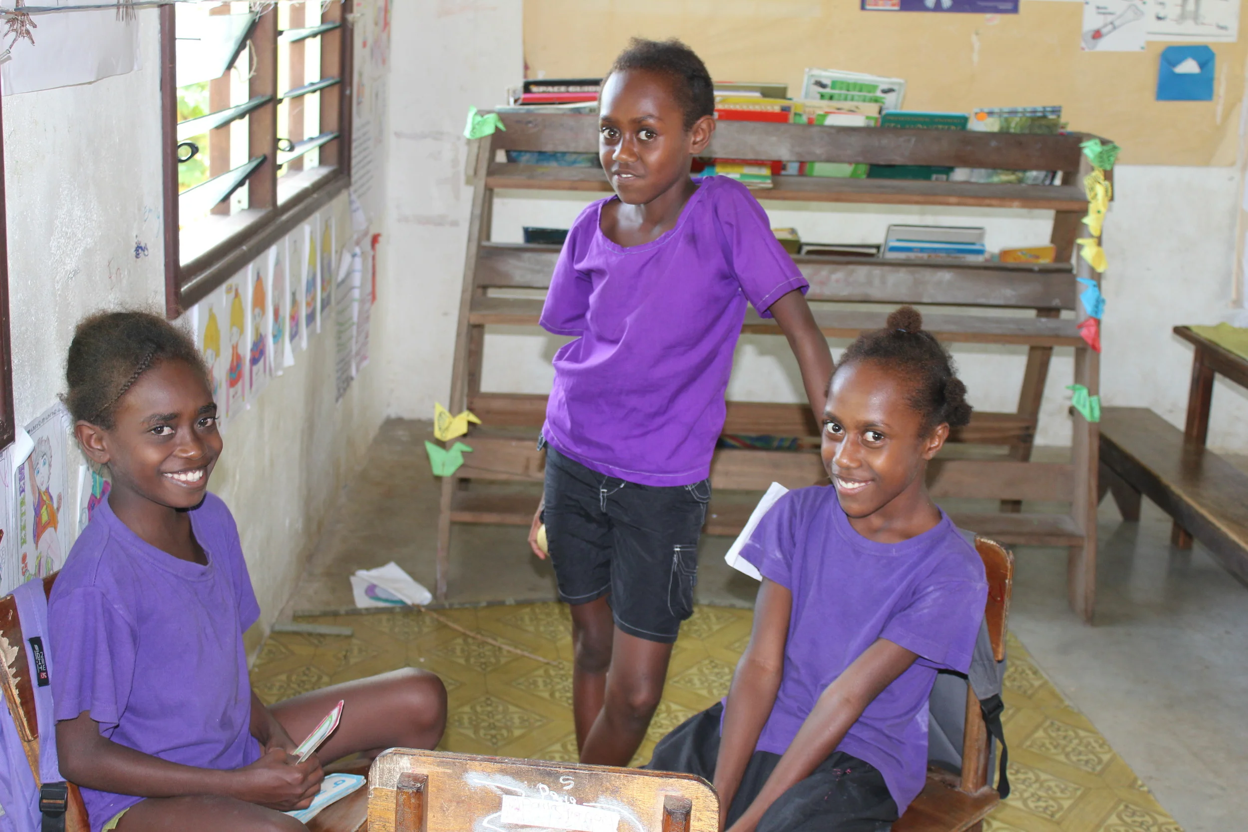 School children from Eratap Primary school