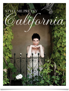   Style Me Pretty   Eco Friendly   Sonoma Wedding  