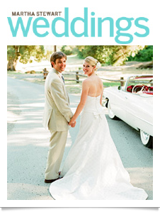   Martha Stewart Weddings   Suzanne and Adam,   Portola Valley, California  