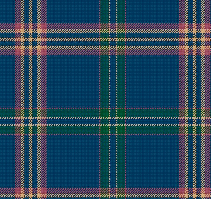 The official "Brooks Brothers" tartan is but one of many designed by Brian Wilton, MBE, Scotland's Tartan Ambassador.