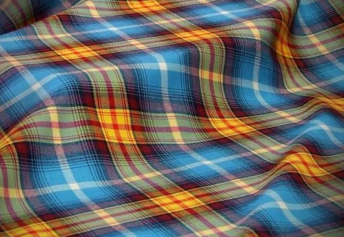This "Scottish Declaration of Independence, Arbroath, 1320" tartan was designed by Stephen Patrick Sim in 2014 as a commemorative tartan. It draws on many design elements including the Scottish Lion Rampant royal standard and the Saltire. It is now available in a variety of products. (See link below)