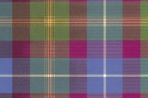 The "Fifty Six" tartan was designed by Scottish National Party member Billy Scobie to salue their recent phenomenal electoral victory. It too draws on the gold and red of the Lion Rampant, the blue and white of the Saltire, and the purple and green of heather and the Scot landscape. To date, this tartan has not been woven.