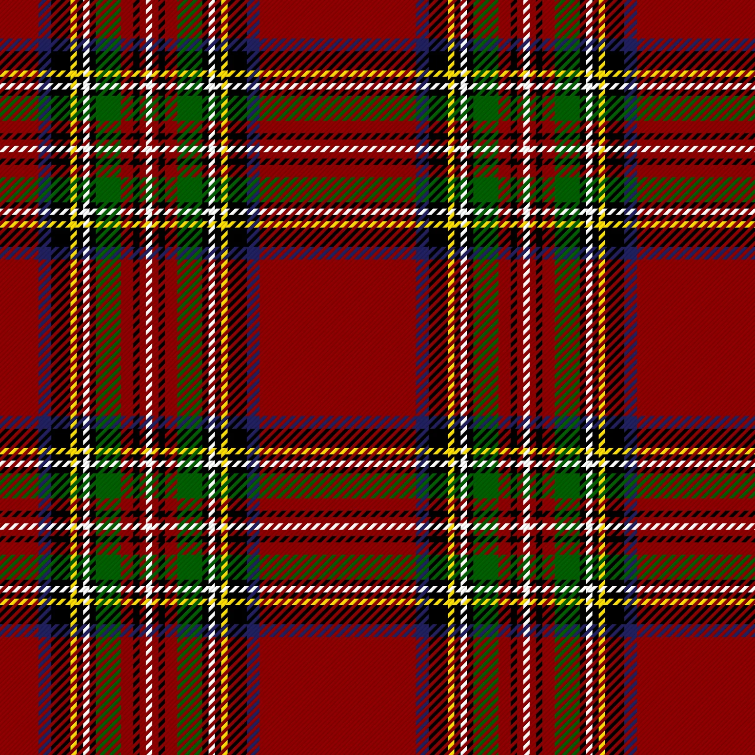The "Royal Stewart" tartan, worn by King George IV on his royal visit to Scotland in 1822 is perhaps the most popular tartan in the world. 