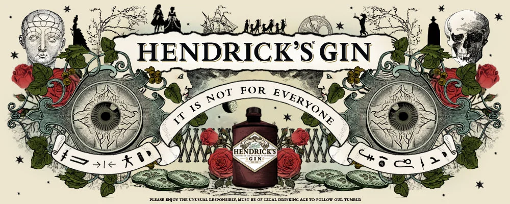 Hendrick's Gin, wih it's infusion of cucumber and rose, is considered by many as Scotland's first craft gin.