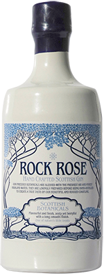 Rock Rose Gin was first distilled in August of 2014. It is a product of Dunnet Bay Distillers and is presented in a was-dipped ceramic bottle.