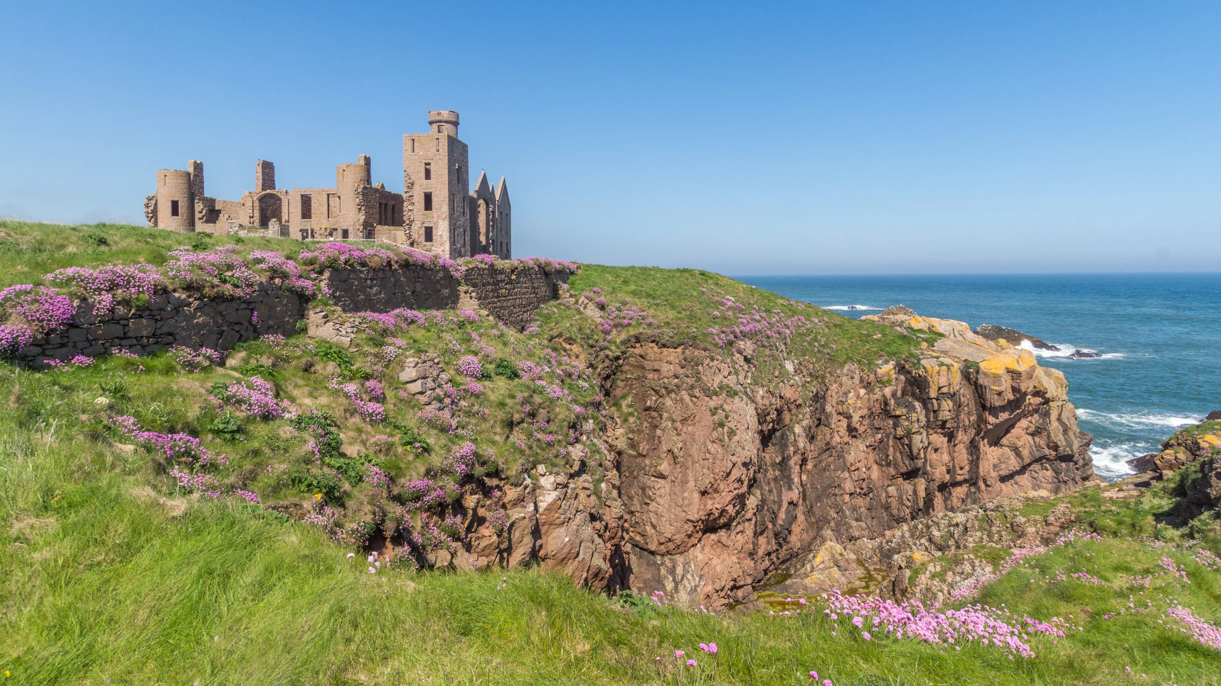 Slains Castle is one of almost two dozen on the region's "Castle Trail."