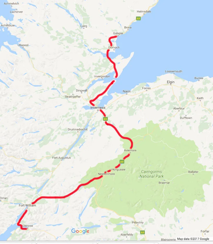 The "Historic Inns Tour of the Scottish Highlands"