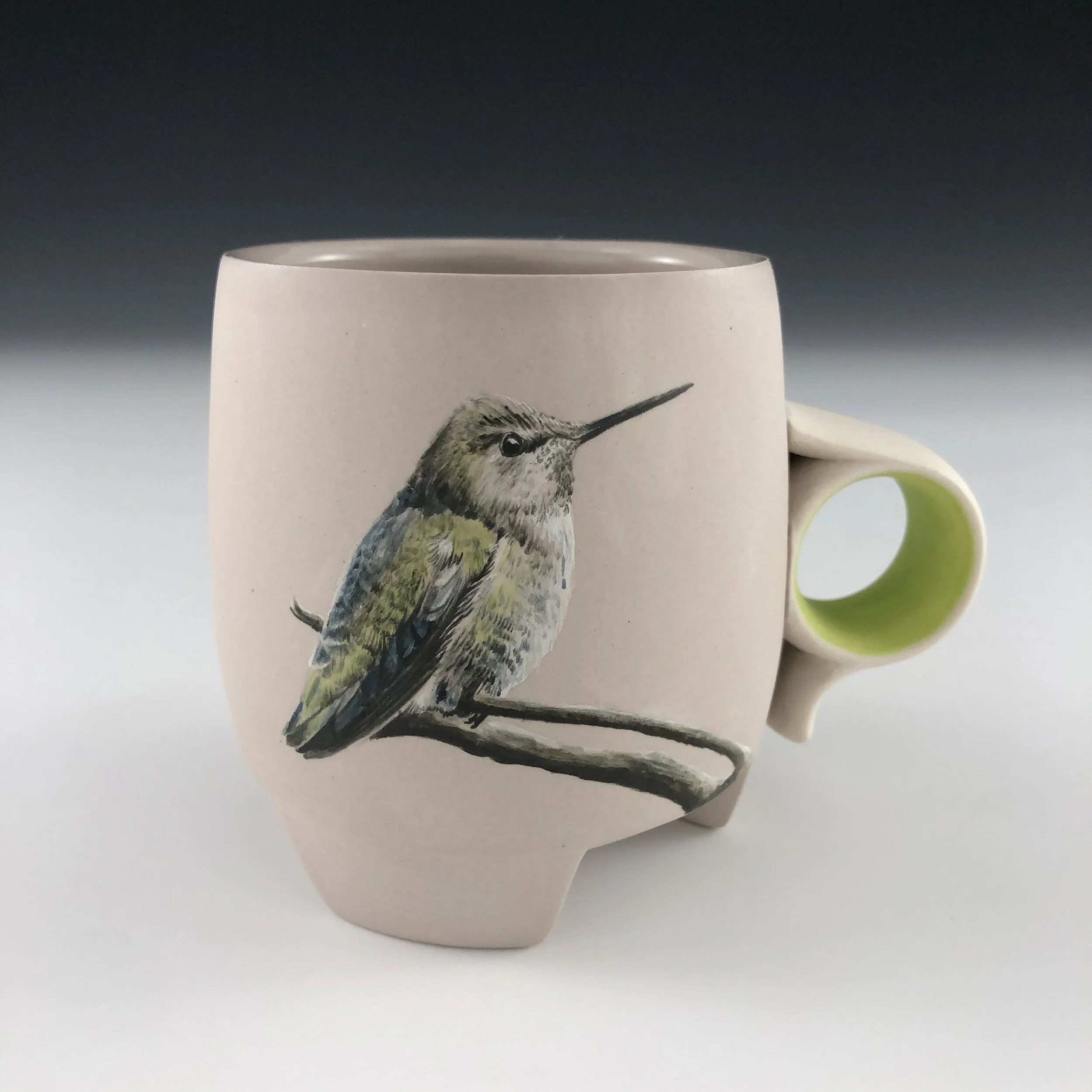 Green hummingbird Mug 