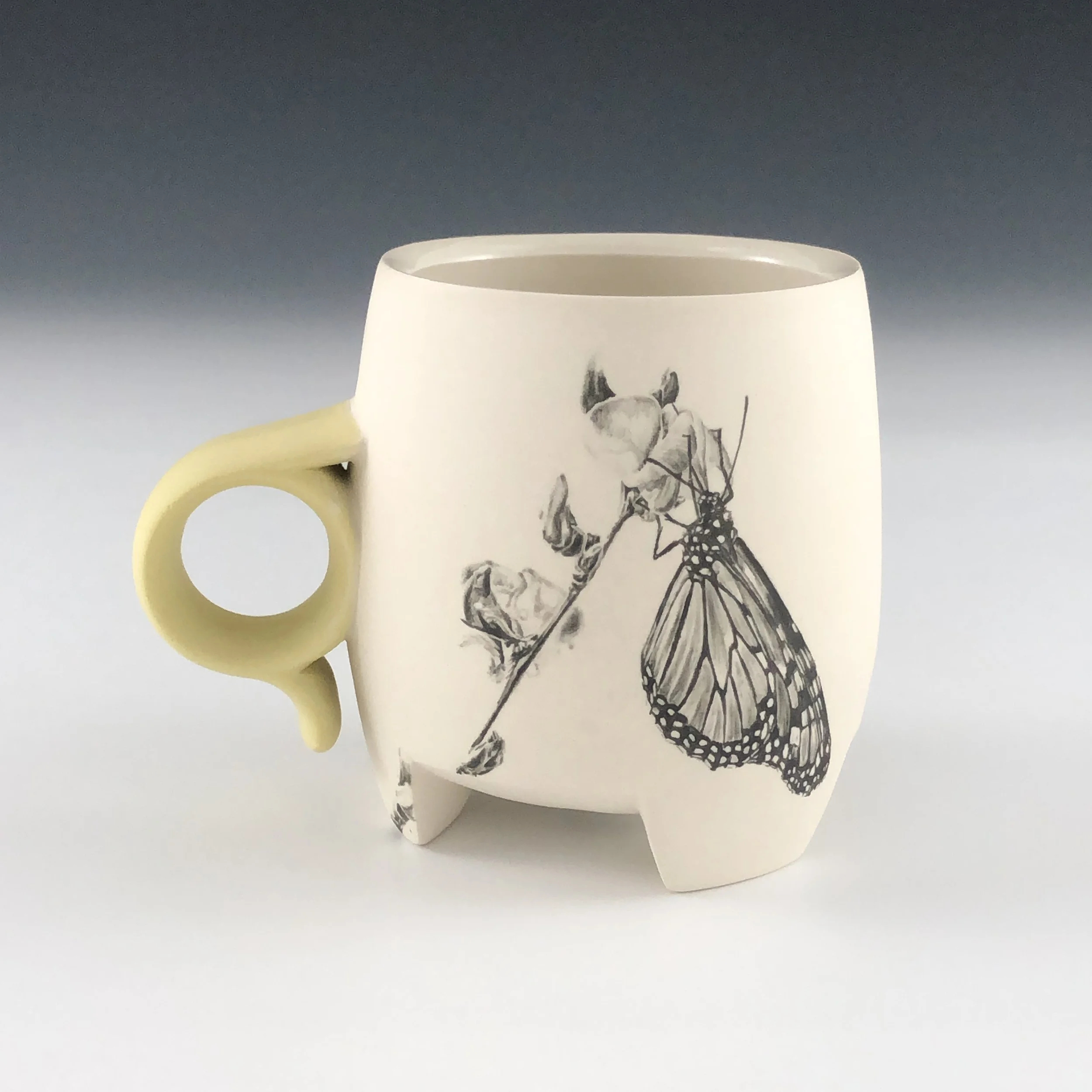 Monarch butterfly mug 