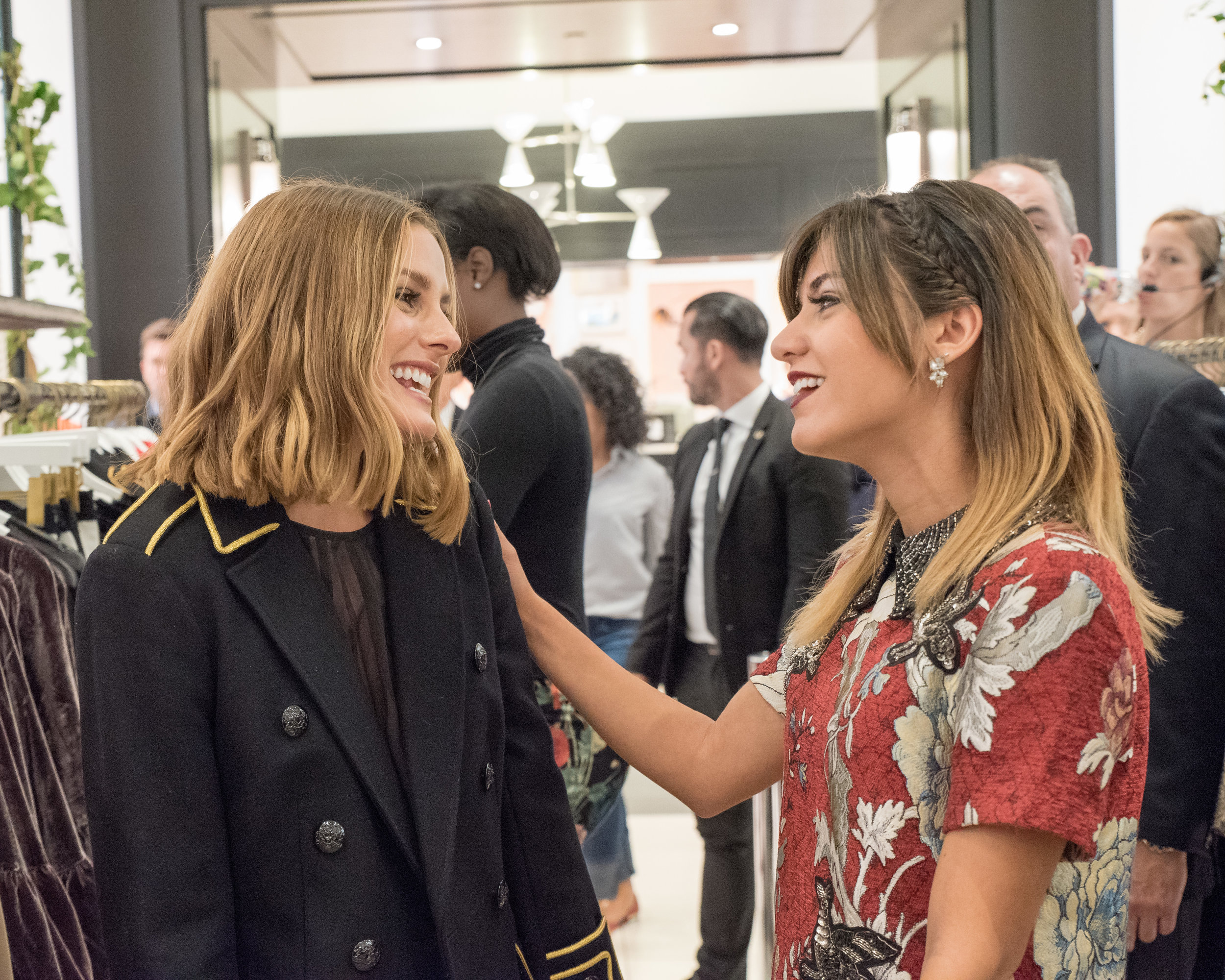  Fashion designer  Olivia Palermo  and style blogger  Gabriela Recalde  