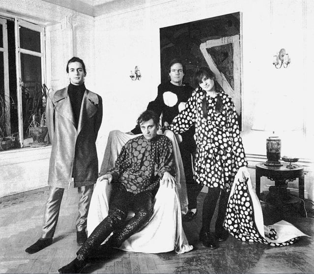 Marc Jacobs, Nick Egan, Robert Boykin, and Ellen Kinnally