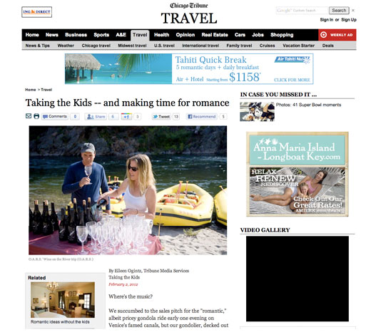 CHICAGO TRIBUNE / TRAVEL Section