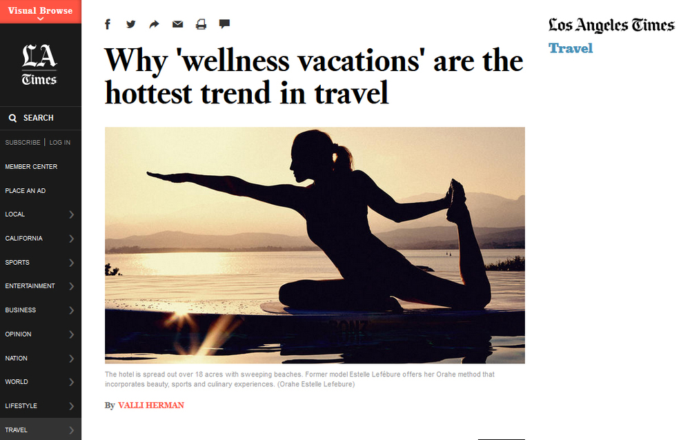 LOS ANGELES TIMES / TRAVEL Section