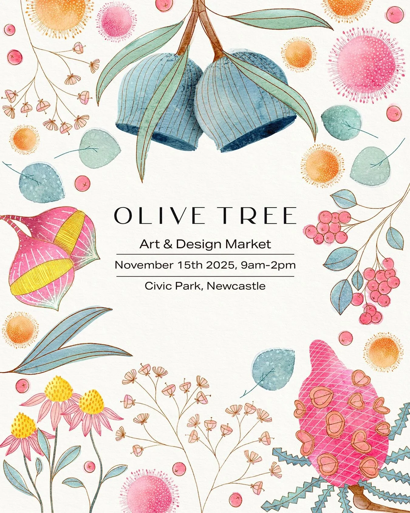 Unbutton is heading North! 👆🏼I&rsquo;m so excited to have my first market appearance at the famous &lsquo;Olive Tree&rsquo; Art &amp; Design Markets 🌳 This Saturday 15 November 9am - 2pm Civic Park, Newcastle.
I can&rsquo;t wait to be a part of th
