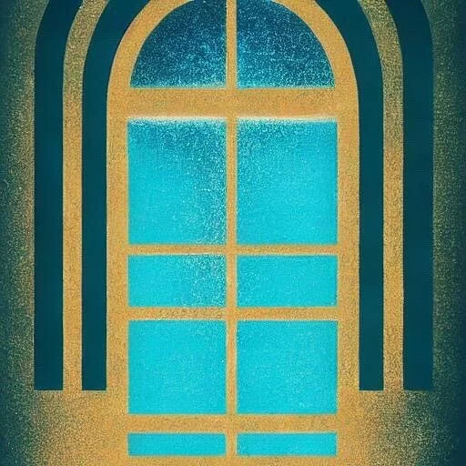 🔱 The &lsquo;Golden Threshold&rsquo; 🔱: Behind every arch lies an eternal saga, a treasury of dreams 
This one came to me in a dream let&rsquo;s embark on a journey of self-discovery through art. This piece, with its arched windows, is a portal to 