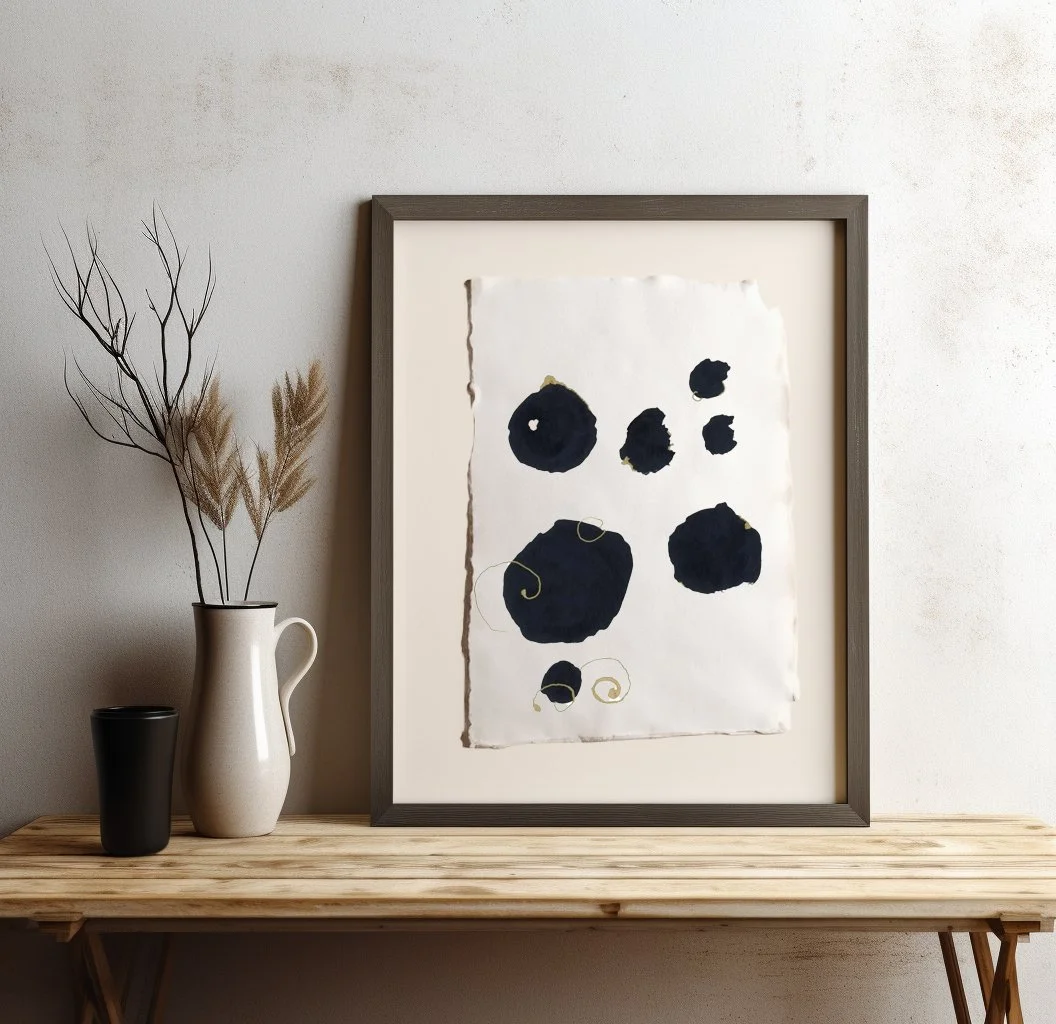 7x11 Abstract Minimalist Watercolor Print - Graphic Art | artbyhaise