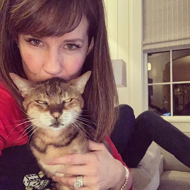 Happy Mother&rsquo;s Day to this beauty @kellyparkerperry, here with her first baby Mr. Man Bailey! Parker and Mills mommy takes exceptionally great care of them every single day... Kelly constantly researches foods, toys, games, etc. to make sure th
