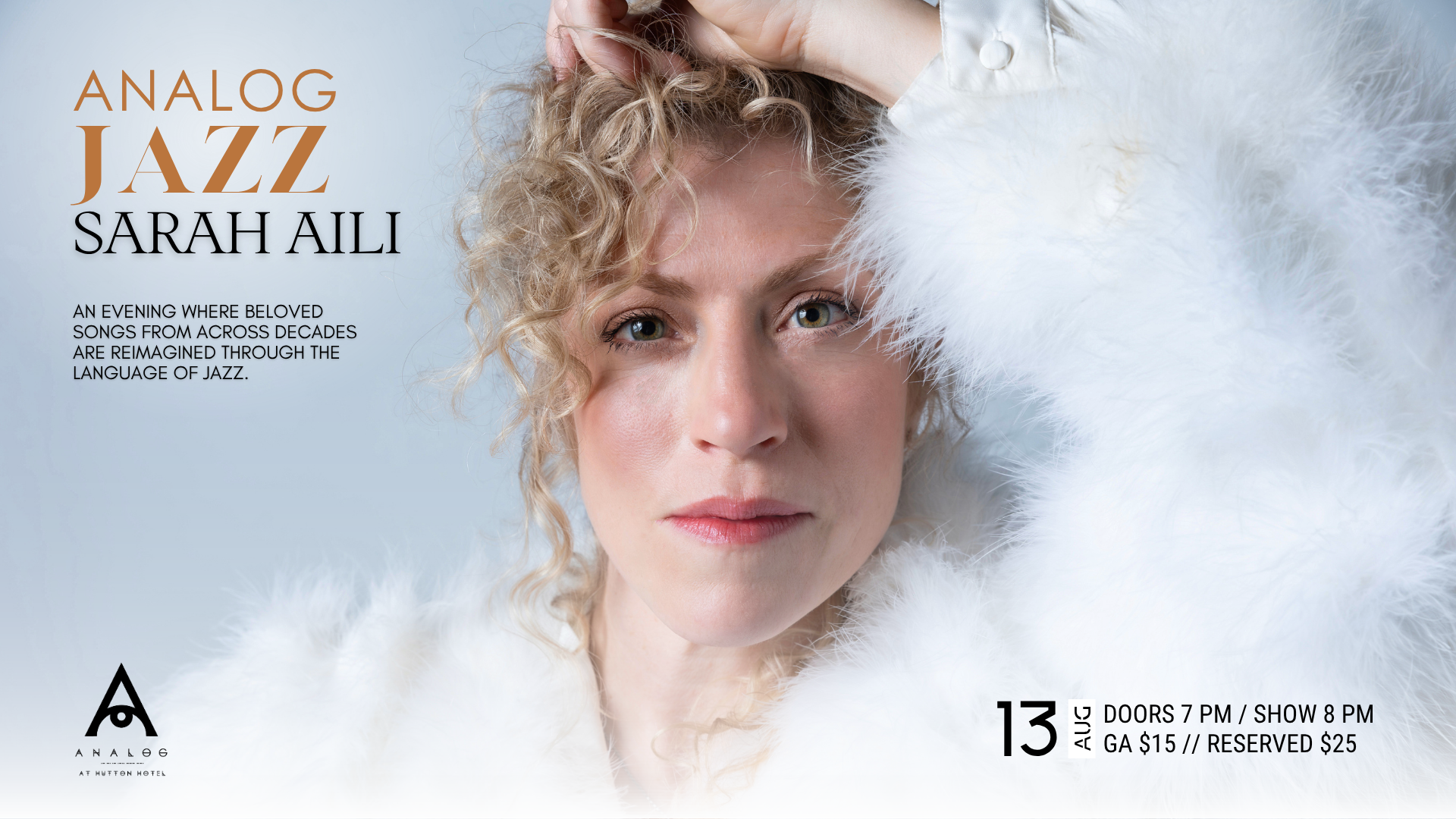 Analog Jazz Presents Sarah Aili