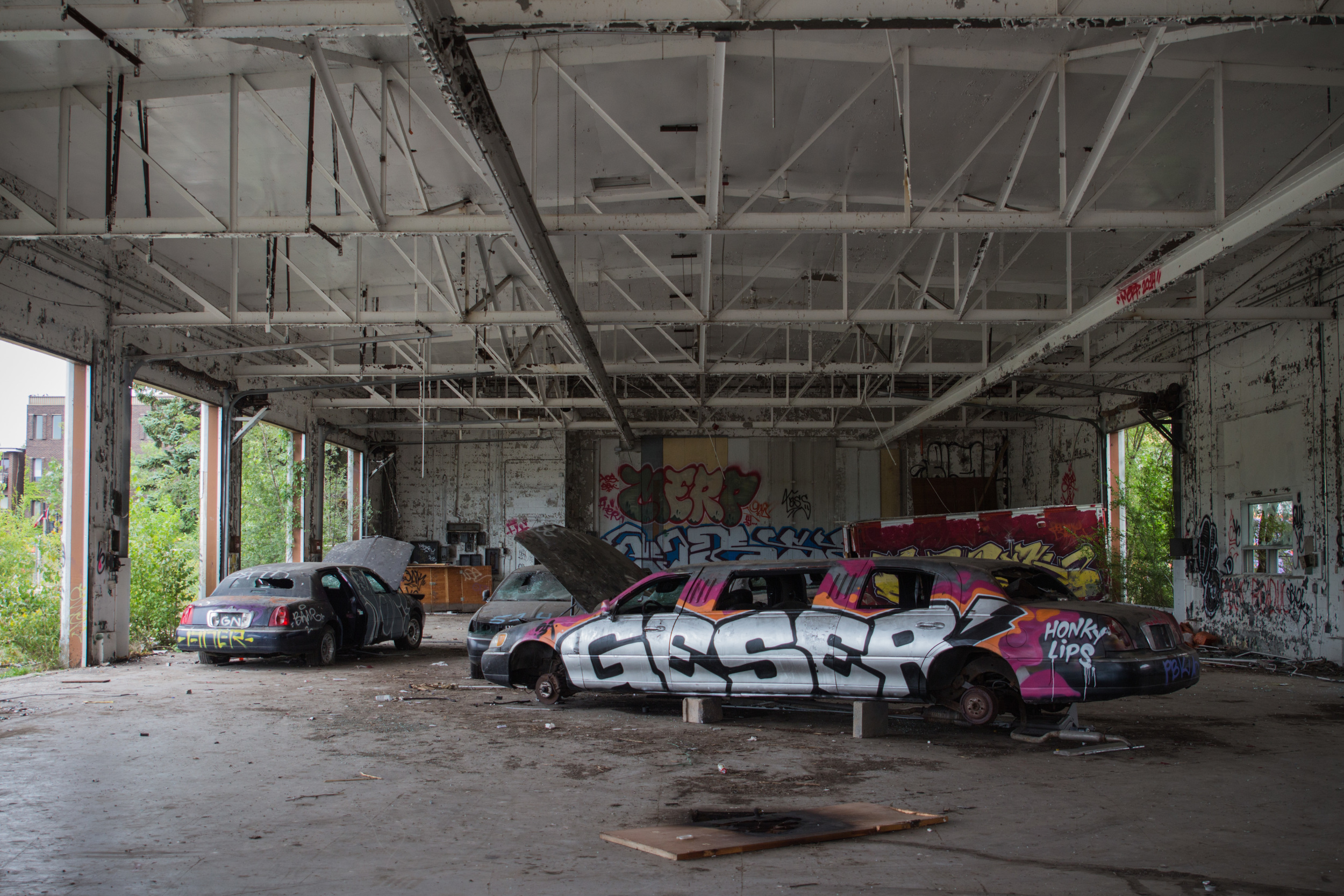 Honky lips / Entrepôts désaffectés du Ministère des transports / Disused warehouses of the Ministère des transports / Ahuntsic / 2015