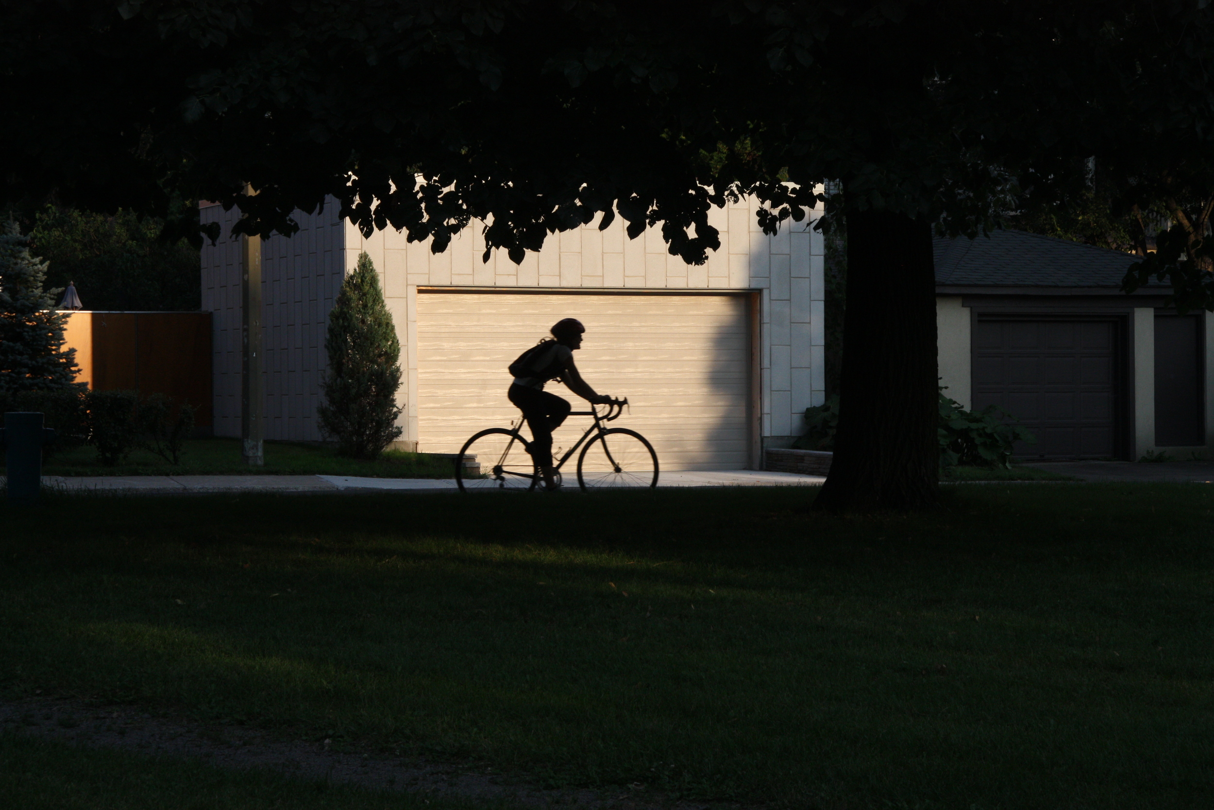 Cycliste / Cycliste / Avenue Park Stanley / Ahuntsic / 2011