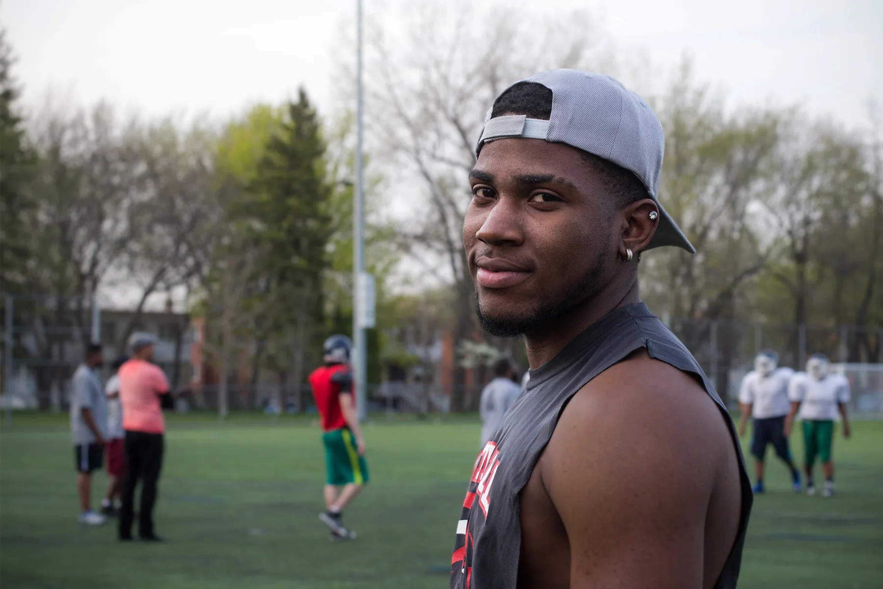 Joey, terrain de football du Parc Henri-Bourassa
