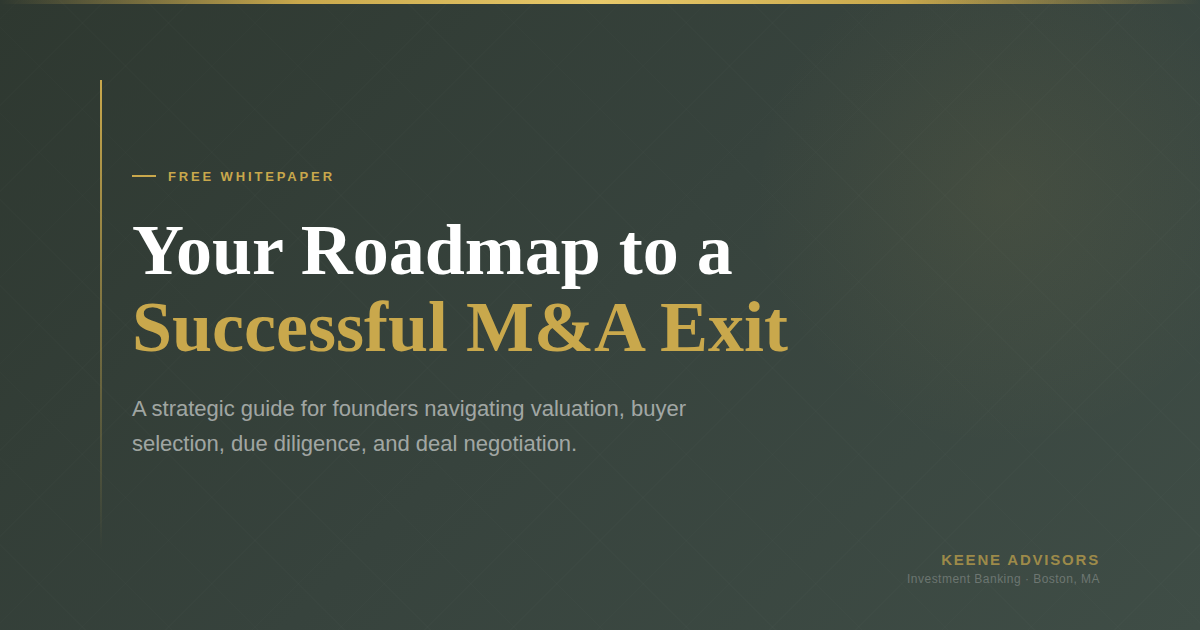 Guide to Successful Company Sale | Keene Advisors