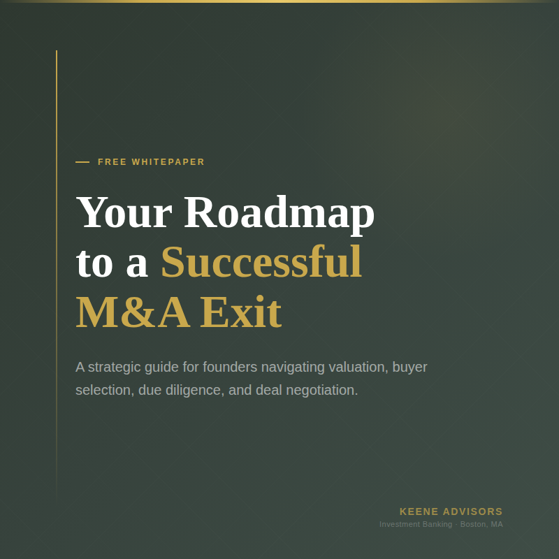 Navigate a Business Sale | Keene Advisors