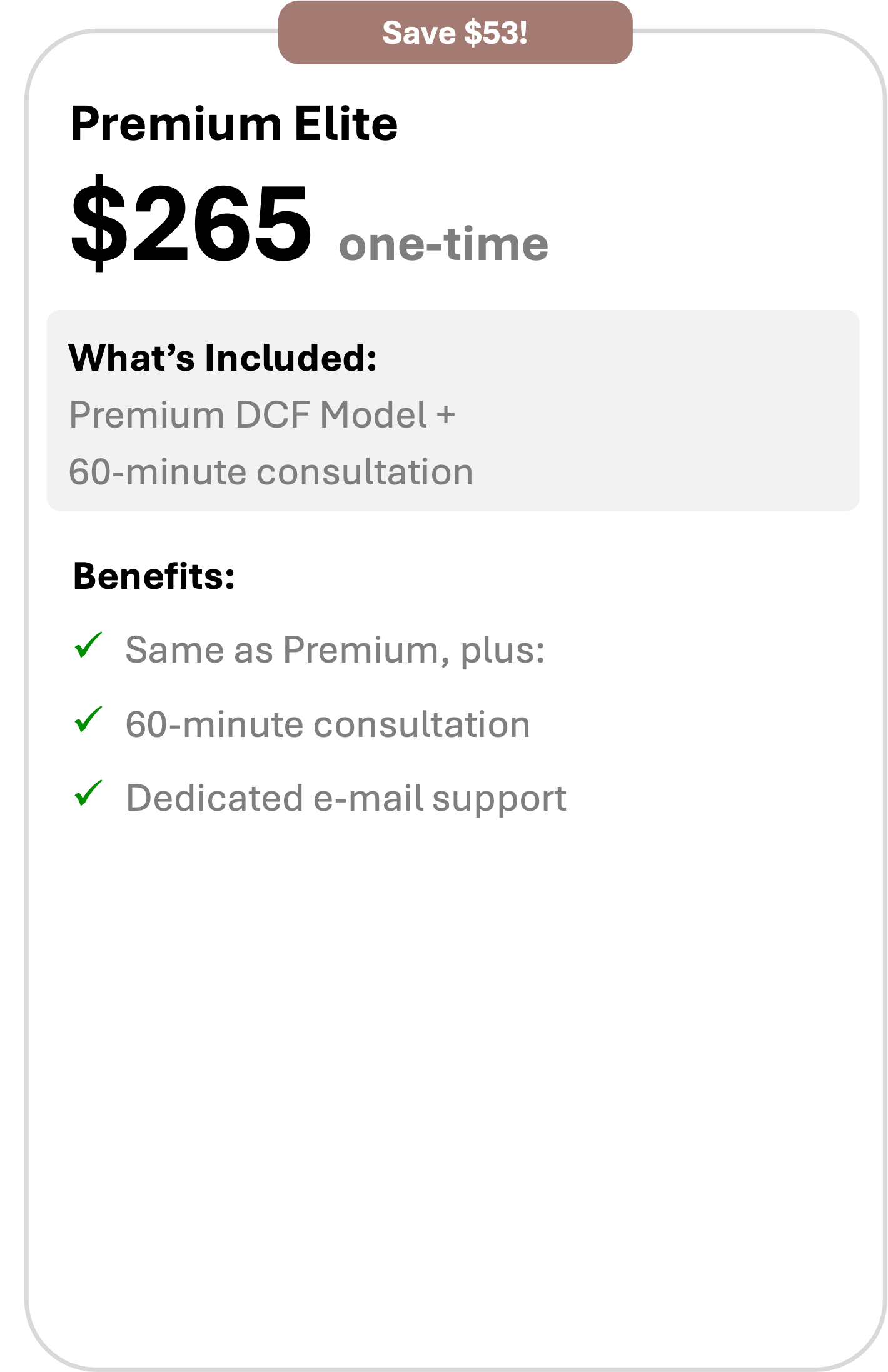 Premium Elite DCF Model Template | Keene Advisors