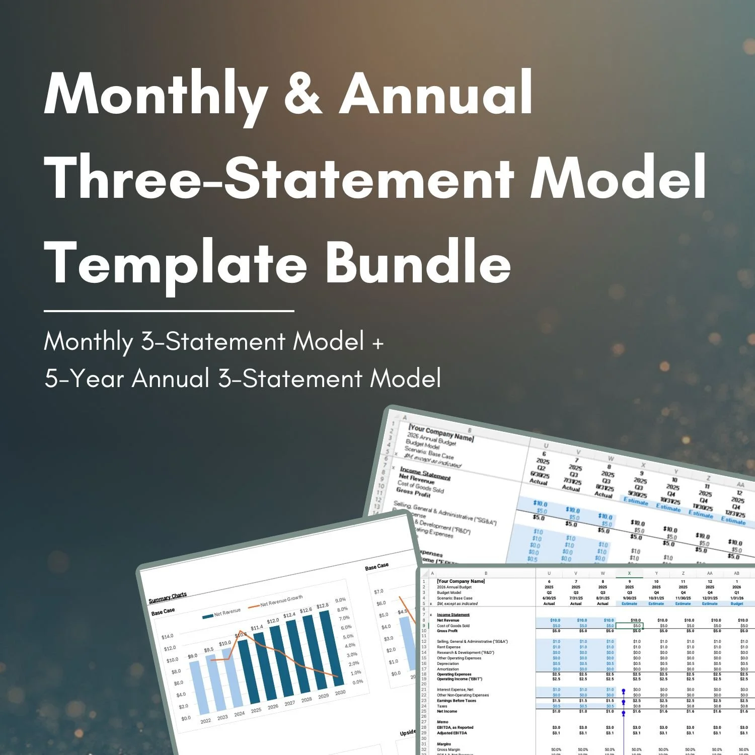 Three-Statement Model Bundle