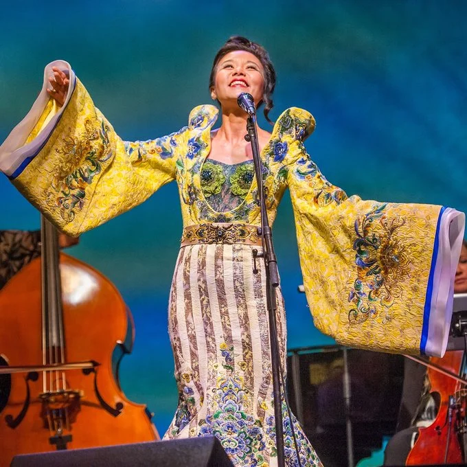 Gong Linna at the Bang on a Can Marathon 2015, photograph courtesy of Bang on a Can