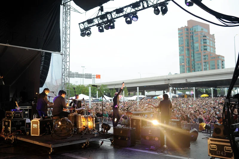 Spoon at Forecastle Festival 2014, photograph by Tyler Stewart