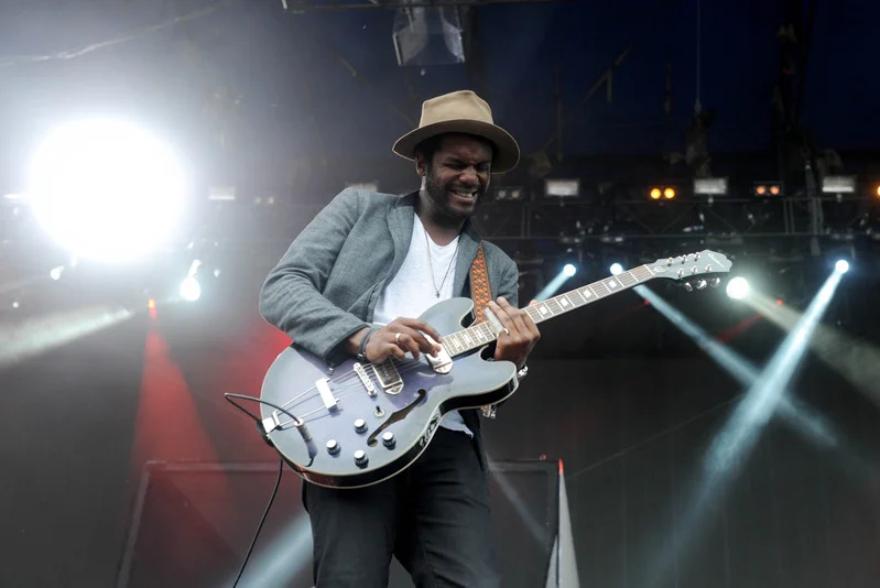 Gary Clark Jr. at Forecastle Festival 2014, photograph by Tyler Stewart