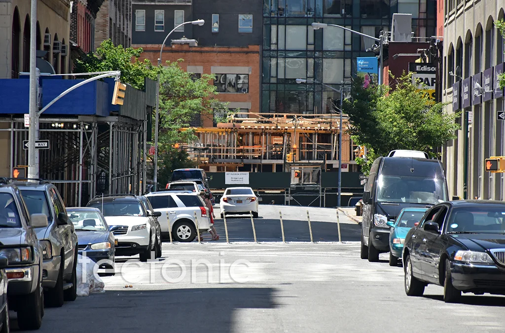 Viewed from 6th Avenue 